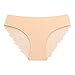 Women's Underwear Fashionable Seamless Lace Bikini Lightweight Hipster 6 Pack Sexy No Show Panties for Everyday (B, XL)