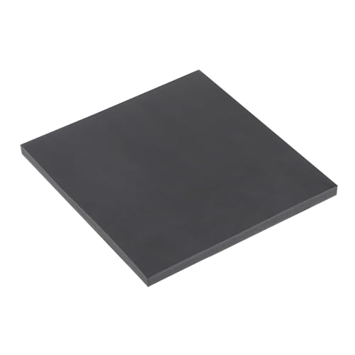 Image of Expanded PVC Plastic Sheet 0.6 inch Thick, 10 inchx10 inch Lightweight Rigid Foam Sheet, [for Crafts Signage Displays Digital Screen Printing] - Black / 1 Pcs