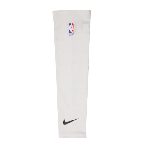 Nike Unisexe 2.0 NBA Manchon de tir de basketball White/Black L/XL