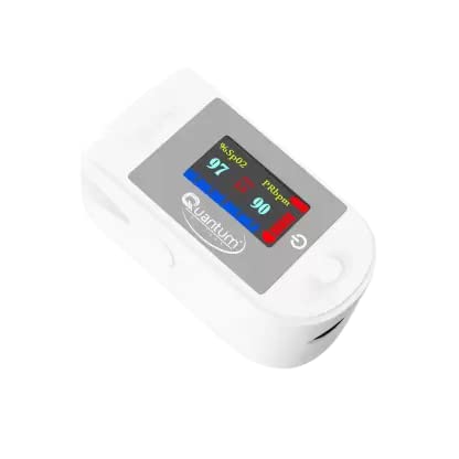 MCP Quantum Pulse Oximeter Fingertip Digital Pulse Oxygen Meter Machine to Check Oxygen Level Spo2 Blood Oxygen Saturation Monitor Finger Oximeter