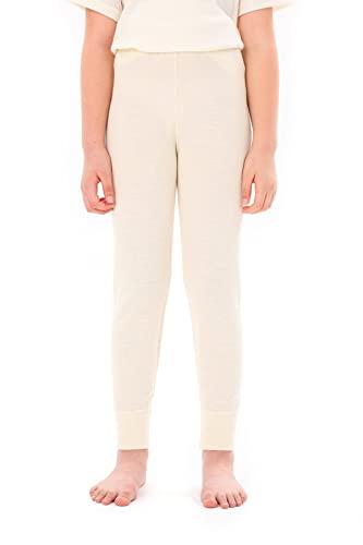 Merino Wool Base Layer for Kids and Toddlers, Top and Bottom Pants, Thermal Long Johns Underwear Set for Boys Girls