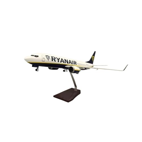 Modèle d'avion B737-800 Ryanair Irlande échelle 1:85 jouet d'affichage en résine 47 cm