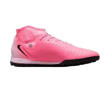 Nike Phantom Luna II Academy TF Pink Black White Sunset Pulse Black Men's Soccer Shoes Cleats FJ2566-600 Size 10.5