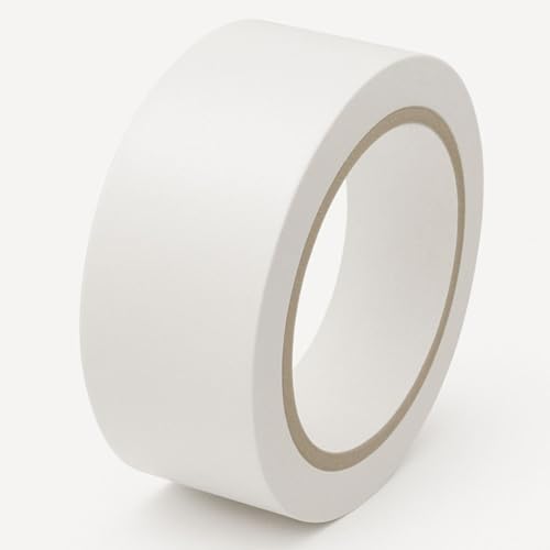 Image of GTSE - White Vinyl PVC Floor Tape 2 inch x 108ft Safety Marking Tape
