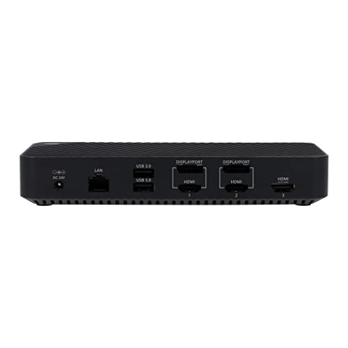Visiontek Vt7000 Universal Usb-C Docking Station 3X 4K Displays With 100W Power Delivery – 3X Usb-A, 2X Usb-C For Windows, Chromebook And Mac, Including M1 And M1 Pro - 901468 Black #TOP6