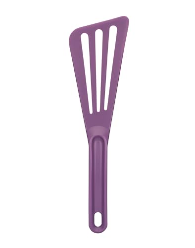 Image of Matfer Bourgeat Exoglass High Temperature Pelton Spatula, Purple