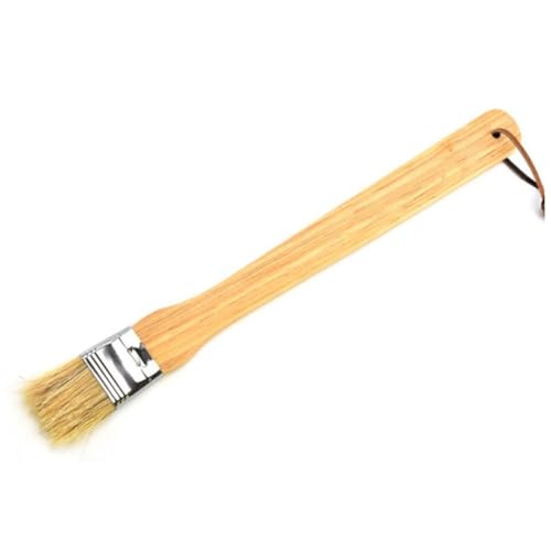 Set portátil de 10 piezas para parrilla de acero inoxidable con mango de madera miniatura 6