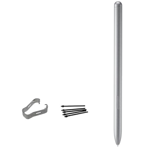 Image of Galaxy Tab S10 FE S Pen for Samsung Galaxy Tab S10 FE Stylus Pen Replacement + Free 5 Tips for Samsung Galaxy Tab S10 FE Plus Stylus Pen (Silver)
