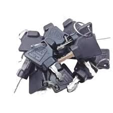 Genuine Set of 4 Ignition Keys – Durable Replacement Keys for Backhoe Loader & Excavator, Smooth Operation, Precise Fit, Part 701/45501 & 331/26790