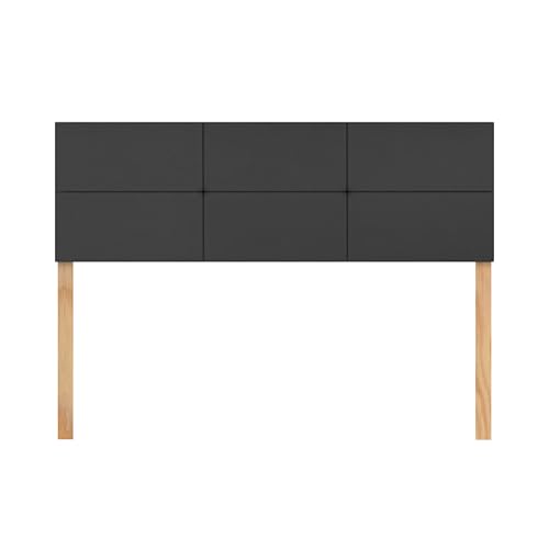 Listado de Cabecera Queen disponible en línea para comprar. 44 DOTICO FORNITURE Design Cabecera Queen Size, Muebles para recamara, Modelo Cuadro Grande, Altura Ajustable y diseño Elegante para tu Cama (Negro, Queen Size)