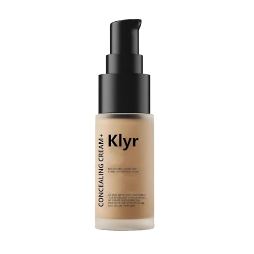 Klyr Concealing Cream for Men – Invisible Coverage for Redness, Acne, Dark Circles,...