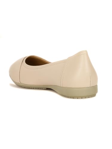 Image of Bata Comfit Womens Pleated Ballerina E Ballet Flat