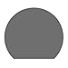 Produktbild raik PU075-1B7-gg Bodenplatte B7 Kreisabschnitt gussgrau pulverbeschichtet 1100 x 950 mm