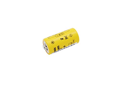 Batería de reemplazo compatible BR-2/3AG con pata soldada 1450mAh 3.0V miniatura 2