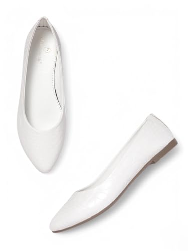Image of Marc Loire Women's Slip-On Flat Ballerina Shoes for Casual Wear
