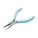 Weller LN542N Xcelite Thin Fine Point Long Nose Plier with Green Cushion Grip Handle