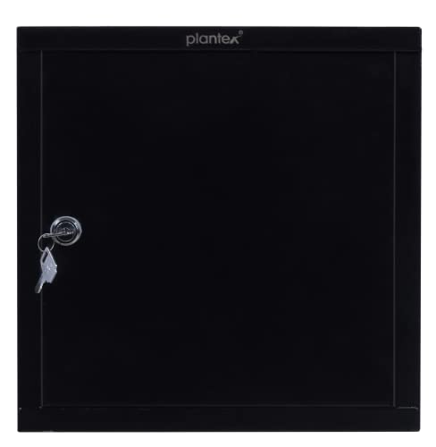 Plantex GI Metal Key Storage Box/Key Cabinet with 25 Key-Holders with Lock for Home/Key Holder for Home/Hotel/Companies/Office - Wall Mount (Black)