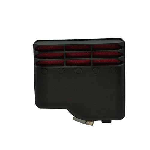 One by Camamoto Racing-roter Schwamm-Luftfilter, für Piaggio Ciao/PX/SI/Bravo/Superbravo/Grillo/Vergaseranschluss 50 mm