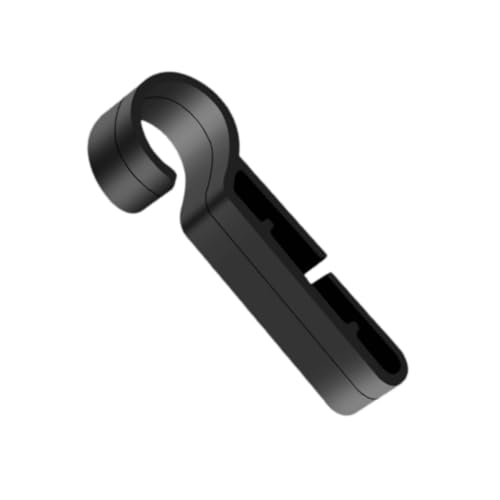 QUXVUIS Clip para faro de casco de seguridad Hardhat Fácil montaje Características Construcción duradera Para condiciones difíciles Hecho plástico Clip para faro casco seguridad Hardhat Estable