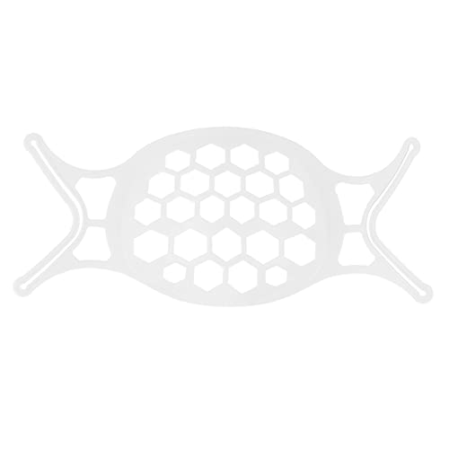 Omabeta Soporte para Mufla Bucal, Soporte Cómodo, Suave y Reutilizable para Uso Prolongado, Adecuado para Viajes (Blanca)