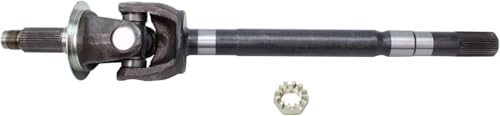 Image of Detroit Axle - Front U-Joint Axles for 2003 2004 2005 2006 2007 2008 Dodge Ram 2500 3500, Axle with U-Joint Assembly Replacement [9.25 inch 33 Spline Through Wheel with 1485 U-Joint]