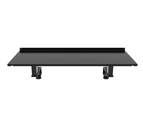 Stand Up Desk Store Clamp-On Adjustable Height Desk Shelf Monitor Stand (30")