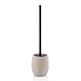 Produktbild kela WC-Garnitur Roda, Ø 10,5 cm, Zement, beige, Kunststoffgriff, 23681