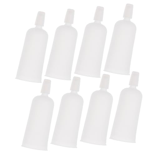 FOMIYES 50pcs Dropper Bottles Caps Plastic Ampoule Bottles Tpe Material Precise Funnel Head for Essential Oil Food Industry Travel