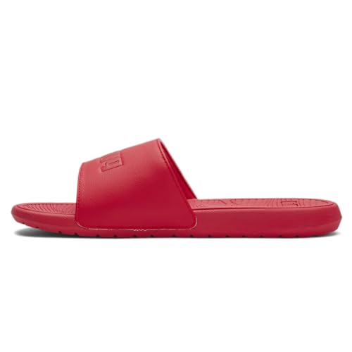 PUMA Men's COOL CAT 2.0 Slide Sandals, PUMA Red-PUMA Red, 93