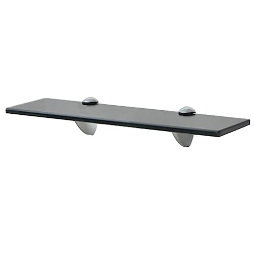 Tomostar Étagère Murale en Verre Trempé, Étagère de Douche Tablette de Salle de Bain Murale 40 x 20 cm 8 mm