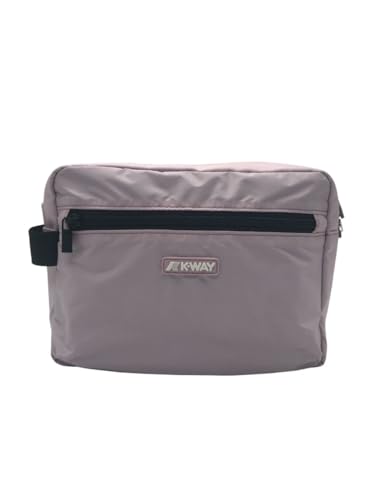 K-way Necessaire da viaggio realizzato in tessuto ripstop impermeabile, idrorepellente, antivento. Leggero e funzionale con uno scomparto capiente, tasca con zip sul davanti e un manico laterale in n.