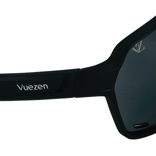 Image of Polarized Shield Sports Sunglasses with Mirrored Colored Lens and TR Frame