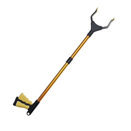 Ciieeo 1 Recogedor De Basura Plegable Para Adultos Multifuncional Con Clip Dorado