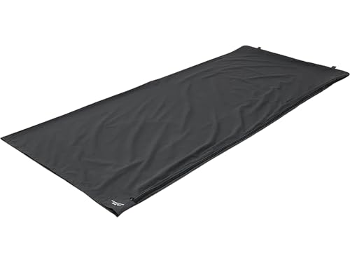 Alps Mountaineering Poly Cotton Rectangle Sleeping Bag Liner - Charcoal
