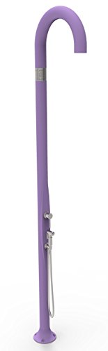 Ducha Tradicional De Exterior Jardín Grifo Y Alcachofa Mobile Arkema Funny Yin Morado