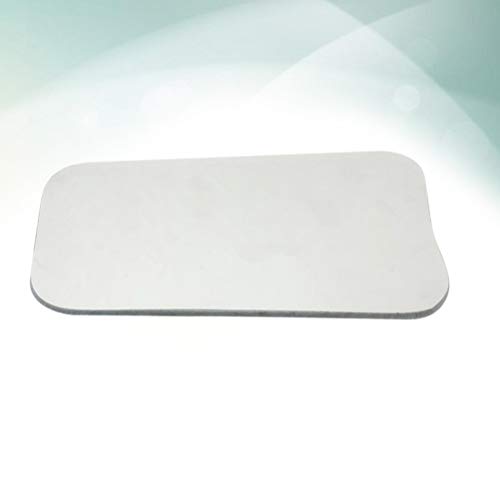 EXCEART Dentalglasreflektor Doppelseitiger Zahnspiegel Für Dentalfotografie Mit Polierten Kanten Leichtgewichtiger Reflektor Für Kaltsterilisation 11.80X6.50X0.50Cm