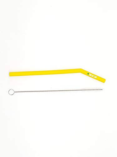 Canudo de silicone de 16 cm, reutilizável e livre de BPA