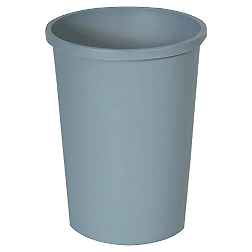 Image of Rubbermaid Commercial Products Untouchable Trash Can, 11-Gallon, Gray, Durable Wastebasket for Home /Kitchen /Garage /Office /Outdoor Trash Can