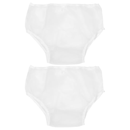 VALICLUD 2 Unidades Reutilizables Impermeables Adultos Pañales a Prueba de Fugas Pantalones de Eva para Personas Mayores Lavables Y Duraderas Ropa Interior Incontinencia