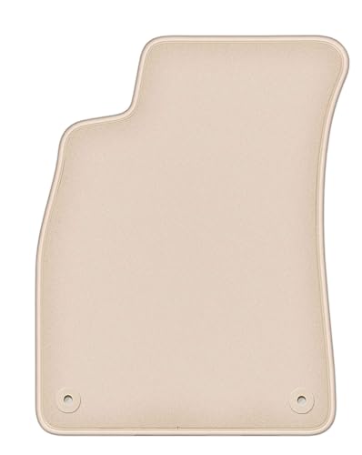 Tapis conducteur Audi A4 B6 Cabrio en velours beige pour vos sorties en cabriolet