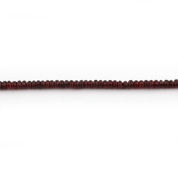 Garnet Roundle Beads 6mm pour assembler vos colliers d'été bohèmes - 3