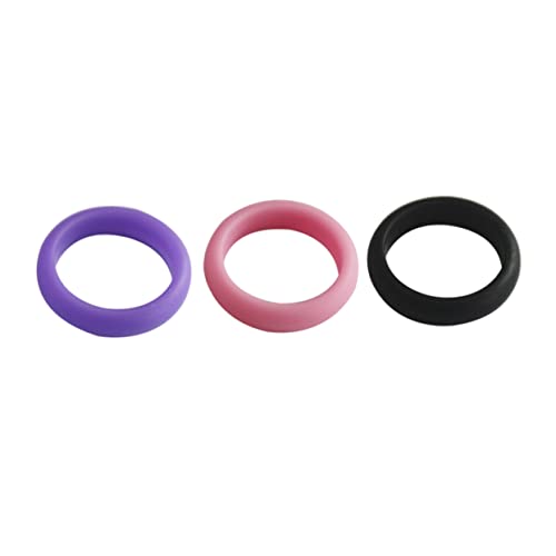 3 anillos flexibles de silicona para ejercicio y uso diario miniatura 1