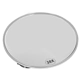 Compact et portable : avec un diamètre d'environ 15 cm, ce miroir a la taille parfaite pour les voyages. Il se glisse facilement dans vos bagages ou votre trousse de maquillage, vous pouvez donc l'emporter partout avec vous.