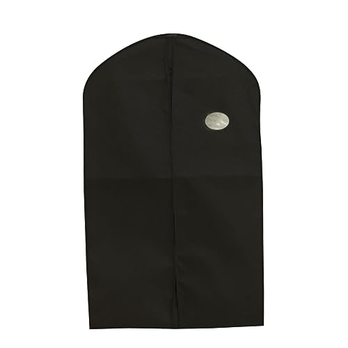 PRETYZOOM Thickened Suit Cover 2pcs Black Garment Bags 60x100cm Hanging Clothes Protector Easy to Clean