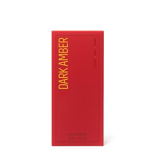 Image of Dark Amber EDP - 50ml | Warm & Sensual Eau De Parfum For Men & Women | Long-Lasting Amber & Woody Scent | Unisex Fragrance For Special Occasions & Date Nights