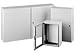 Hoffman CSD24206W Wall-Mount Enclosure/Window, Steel, 24.00" x 20.00" x 6.00", Gray
