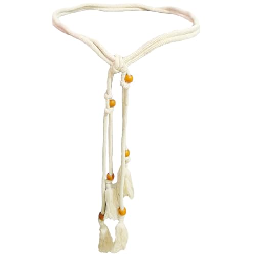 Fashion Cotton long Waist Rope Belt Medieval For Women Beach Dress Pants