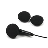 black earphones samsung Fundas para auriculares: 5 pares de fundas de esponja para auriculares, almohadillas de esponja para auriculares