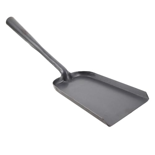 Toyvian Pelle à Cendres Grosse Taille en Acier au Carbone pour Foyer et Barbecue Pelle Robuste Multifonction pour Nettoyage Braises et Charbon Outil Utilitaire Extérieur pour Brasero et