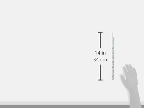 Diagram showing drill bit dimensions